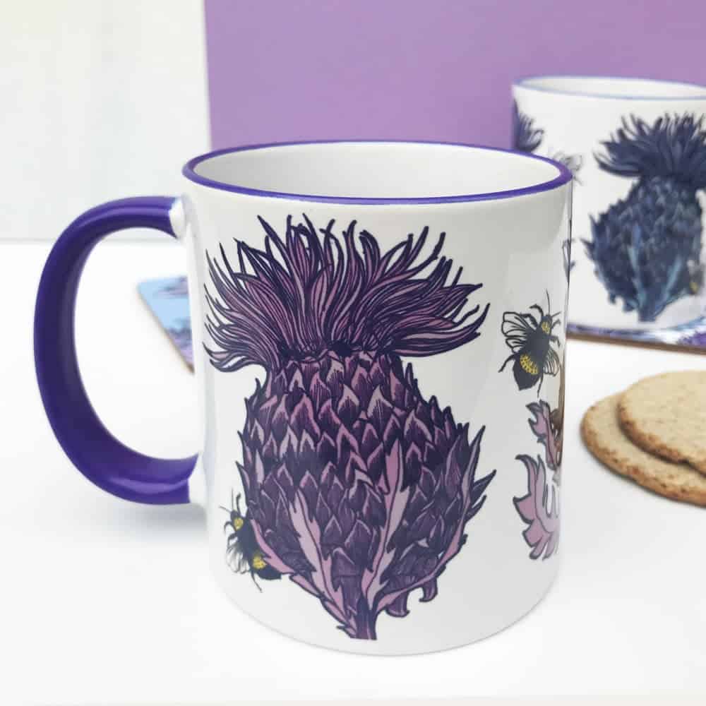 Scottish Thistle Chunky Mug