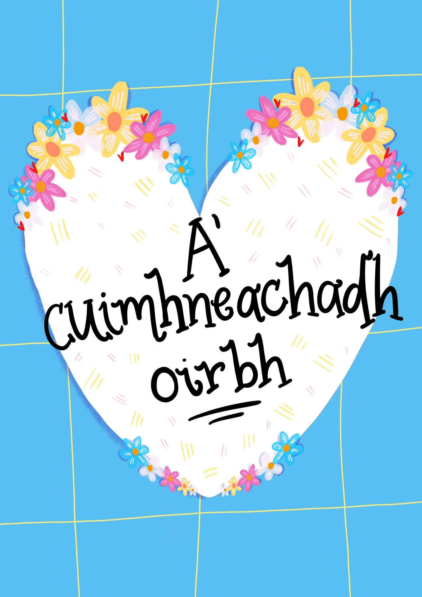 Gaelic Thinking of You Card - A Cuimhneachadh Oirbh