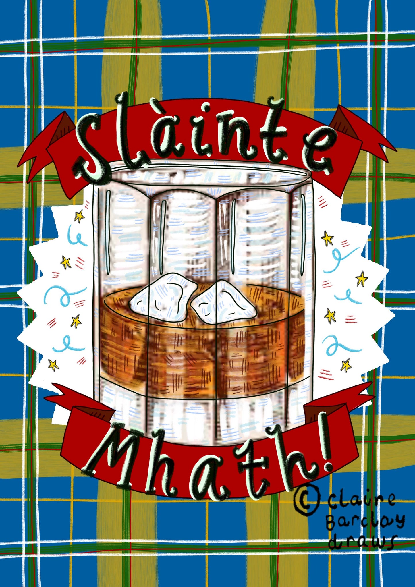 Slainte Mhath! (Cheers! in Gaelic) A6 Card