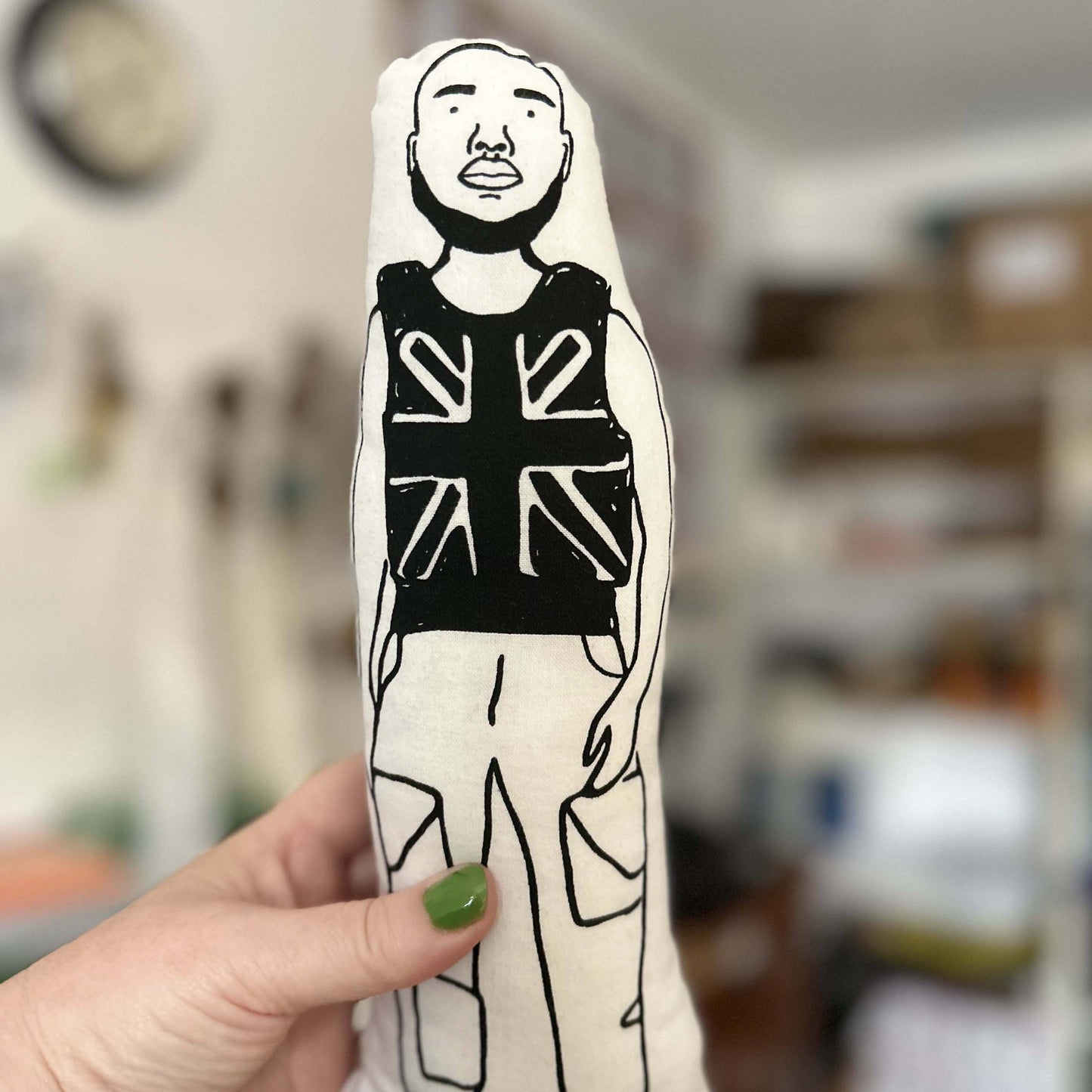 Stormzy Illustrated Cushion Doll