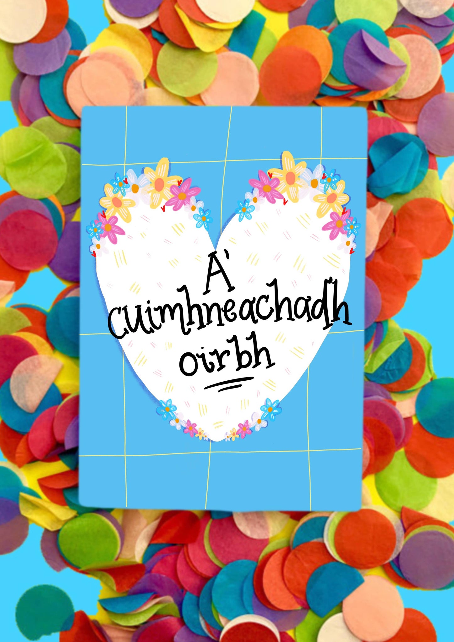 Gaelic Thinking  of You Card - A Cuimhneachadh Oirbh