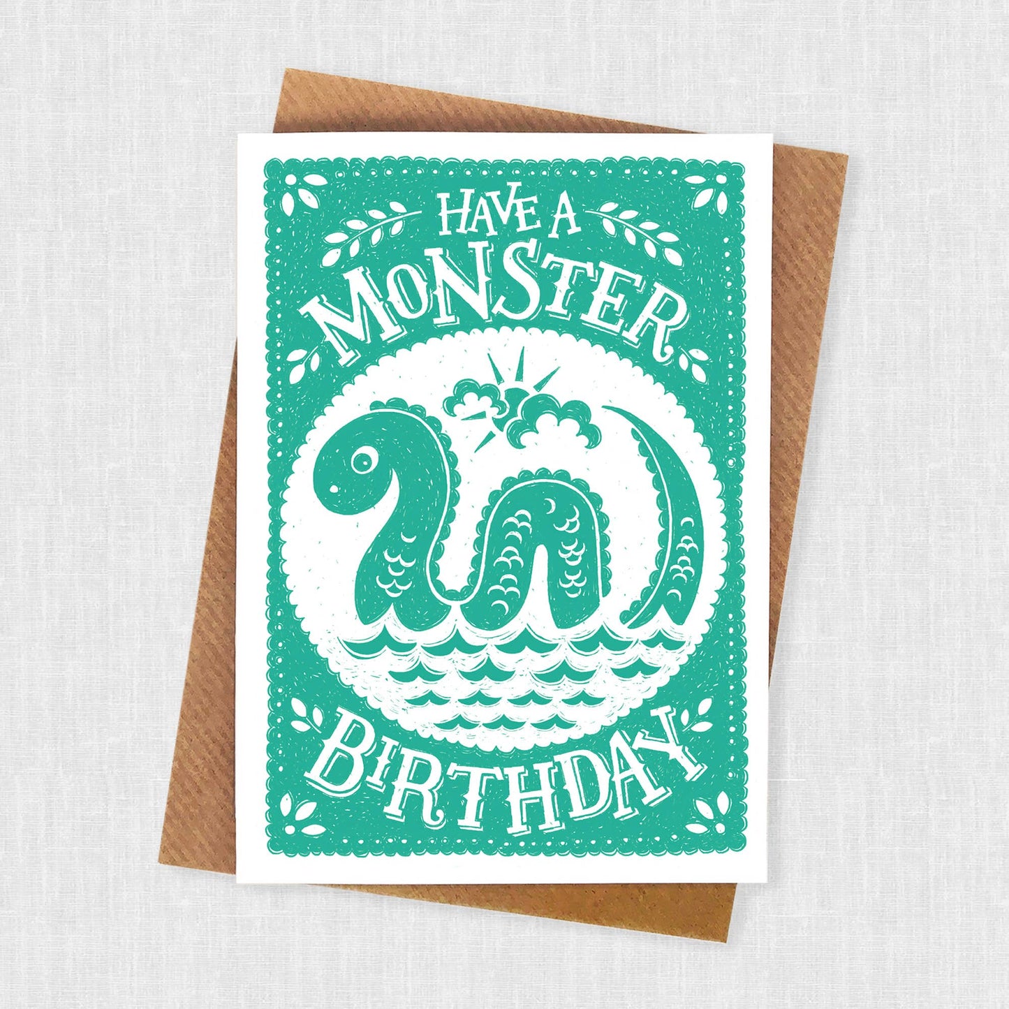 Monster Birthday Card