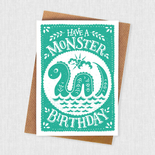 Monster Birthday Card