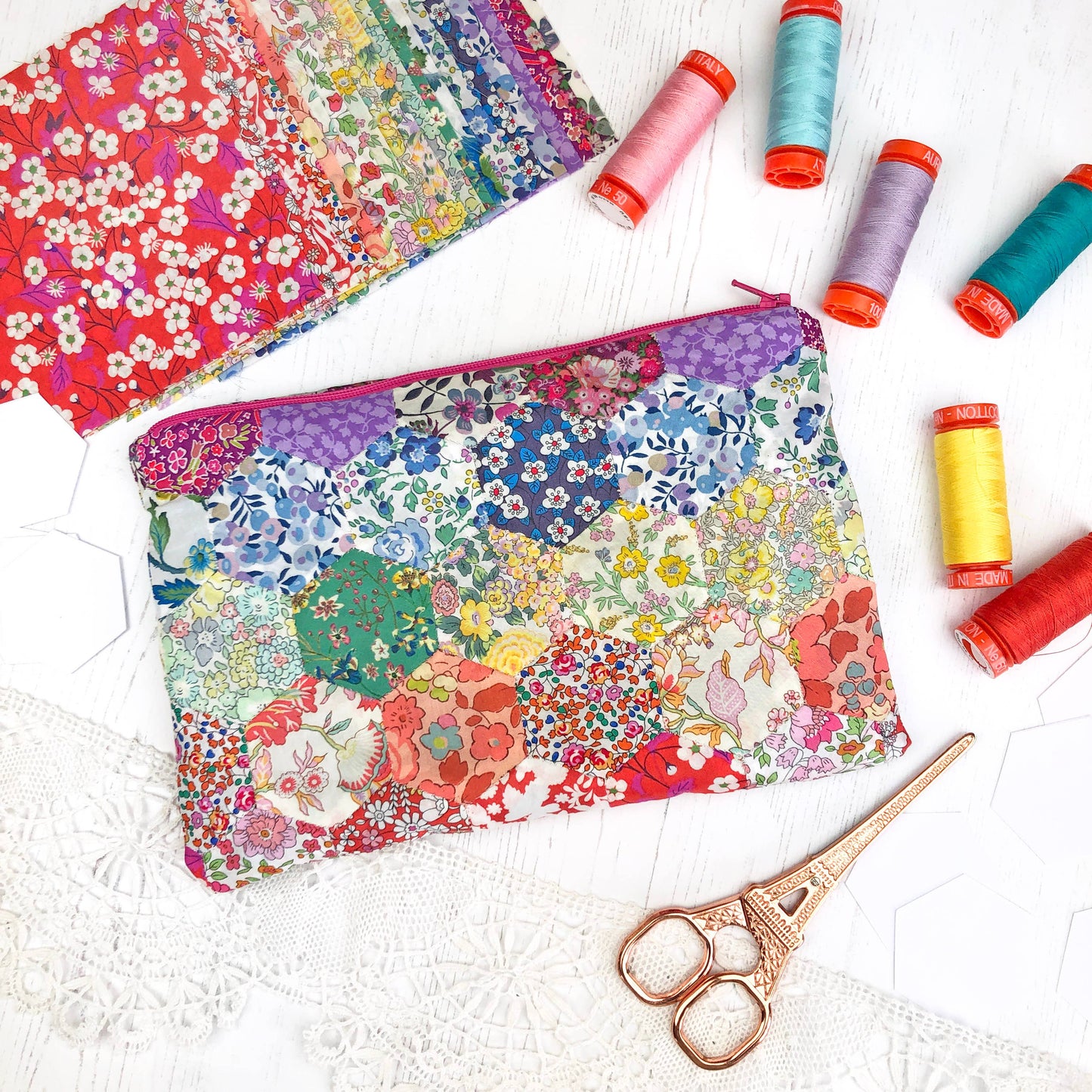 Liberty Tana Lawn® Fabric English Paper Piecing Starter Kit