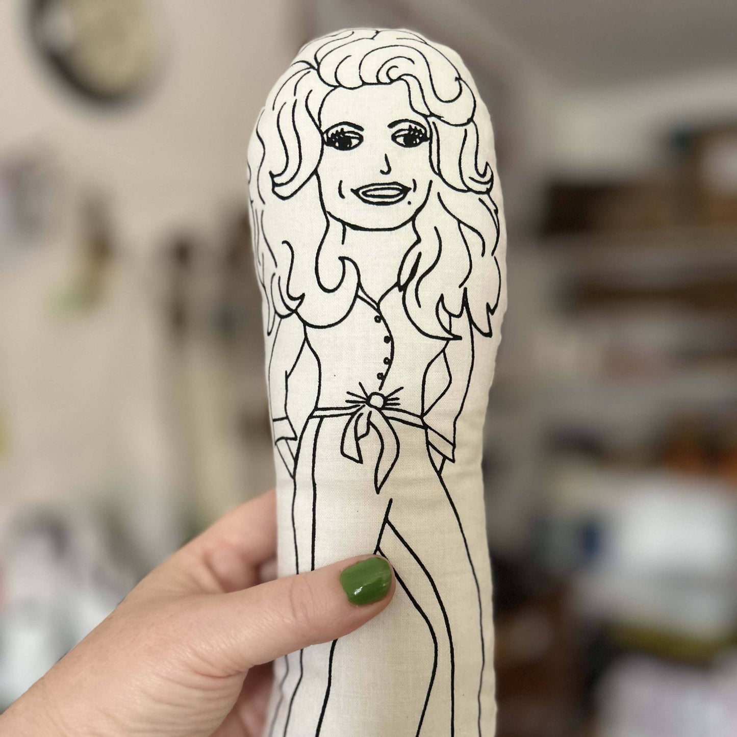 Dolly Parton Doll - Screen Printed Cushion Idol