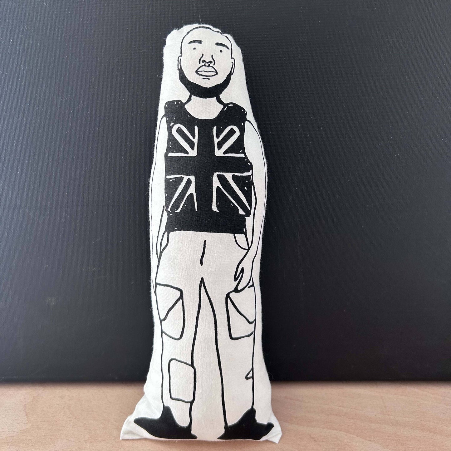 Stormzy Illustrated Cushion Doll