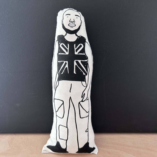 Stormzy Illustrated Cushion Doll