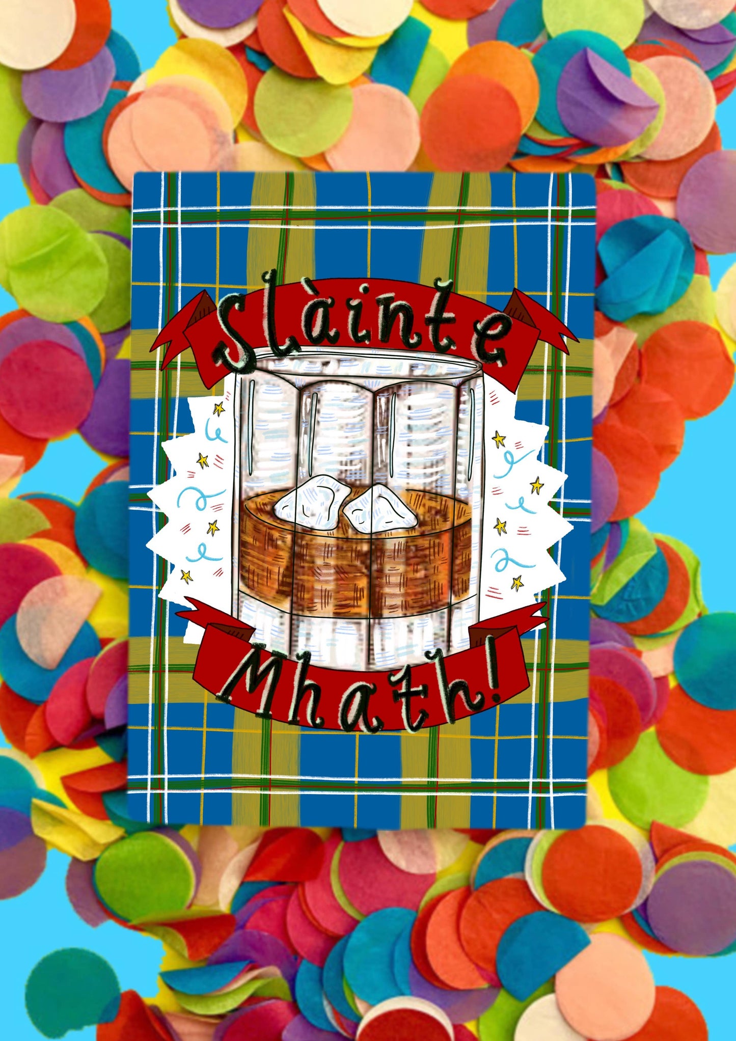 Slainte Mhath! (Cheers! in Gaelic) A6 Card
