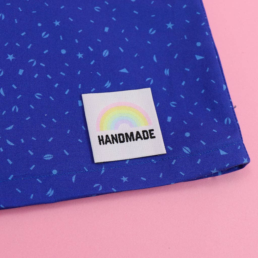 "Handmade" Rainbow Clothing Label