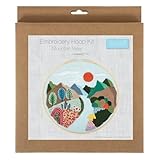 Mountain View Embroidery Hoop Kit